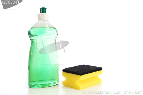 Image of isolated cleaning supplies