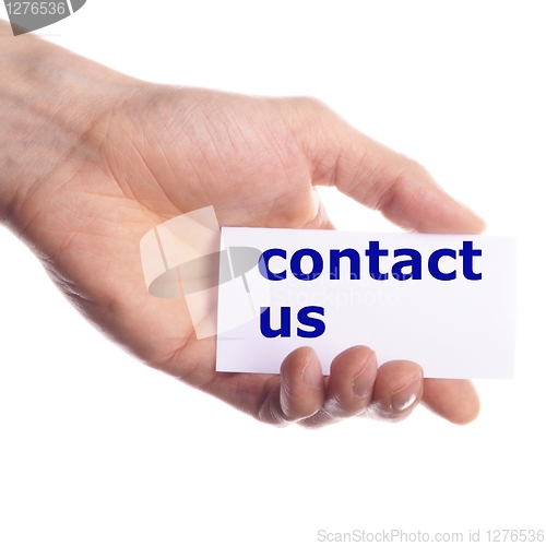 Image of contact us