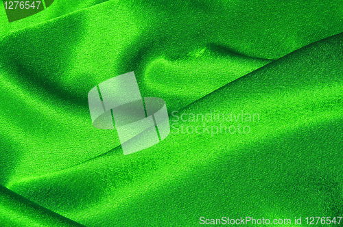 Image of green satin background