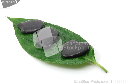 Image of stones isolated on white background