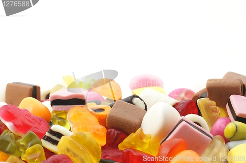 Image of candy and copyspace