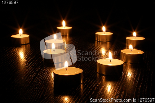 Image of romantic candle light