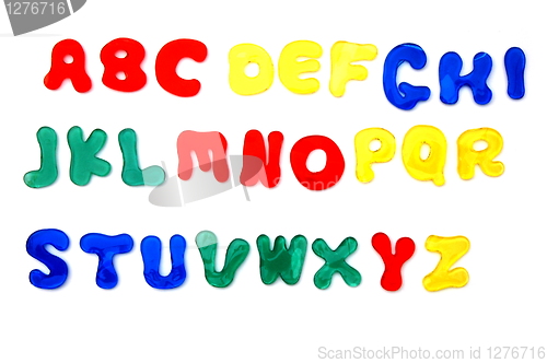 Image of letters and numbers