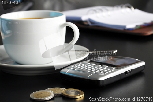 Image of coffee organizer on a table 