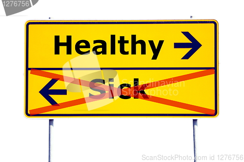 Image of health and sick