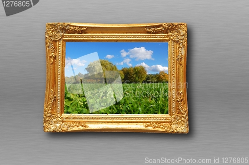 Image of painting in image frame