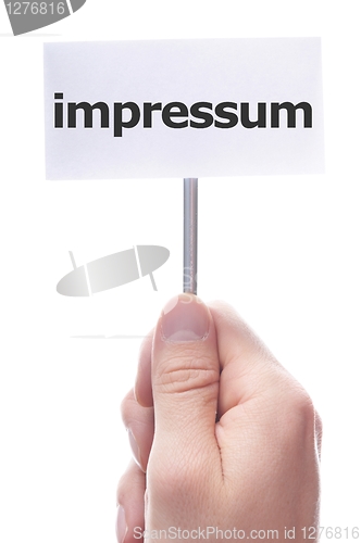 Image of impressum