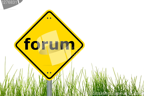 Image of internet forum concept