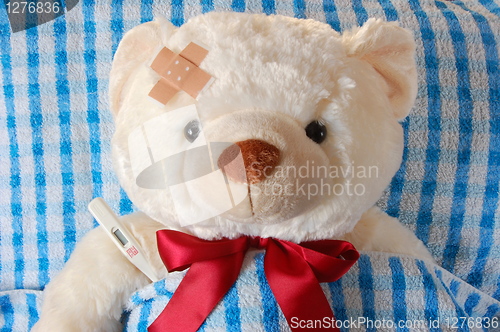 Image of sick teddy bear