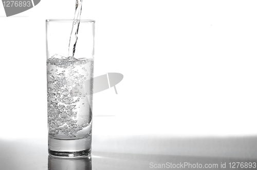 Image of glass of water pouring