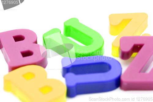 Image of Close-up of letters. Great details !