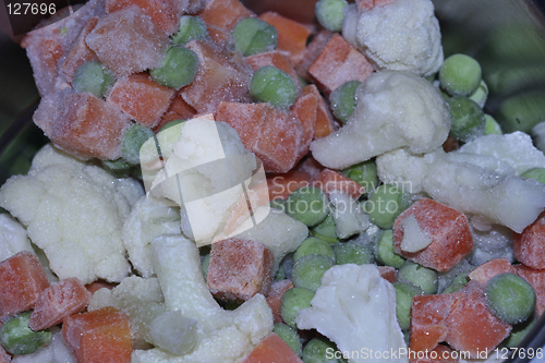 Image of food to be frozen