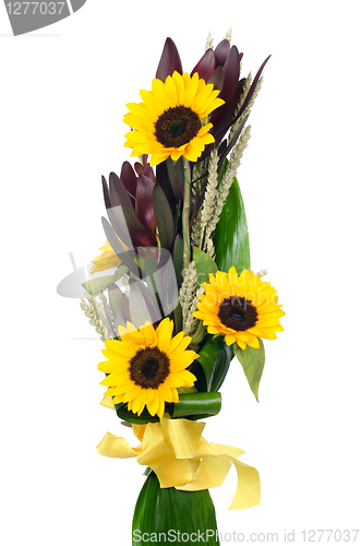 Image of Bouquet of sunflowers
