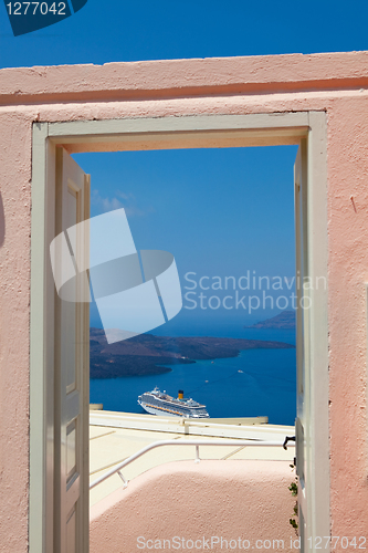 Image of Doorway in Santorini