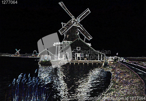 Image of Holland Windmill Lines