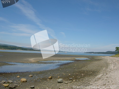 Image of Empty and rocky estuary, Vancouver Island