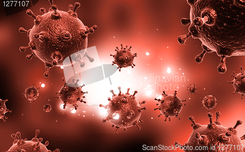 Image of influenza virus