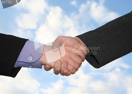 Image of business handshake