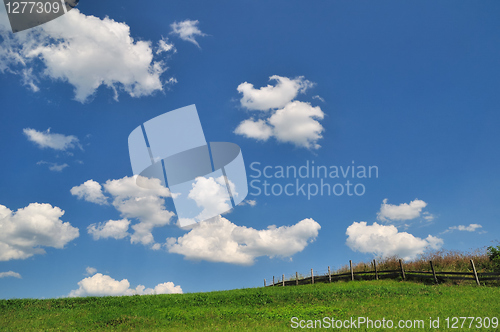 Image of Field and sky