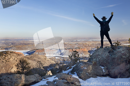 Image of winter hiking in Colorado