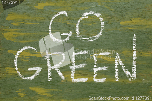 Image of go green sign