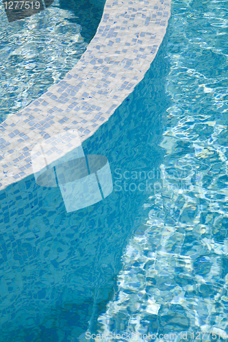 Image of water in the swimming pool