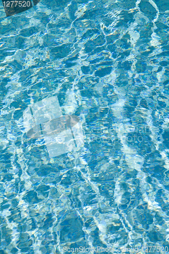 Image of water in the swimming pool