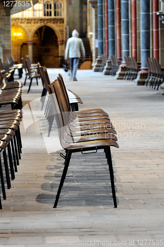 Image of Prayers chairs in the cathedral