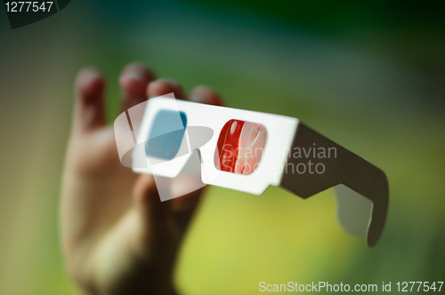 Image of 3D Glasses in hand