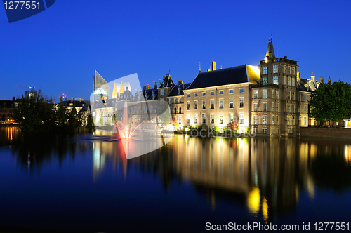 Image of Binnenhof buildings of the Dutch Government in the Hague