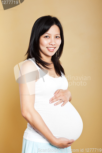 Image of Pregnant Asian woman