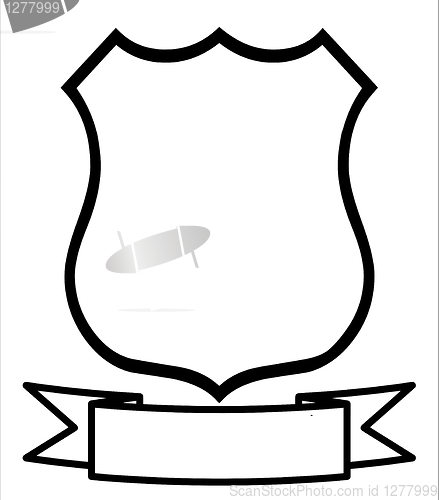 Image of Empty Blank Shield 