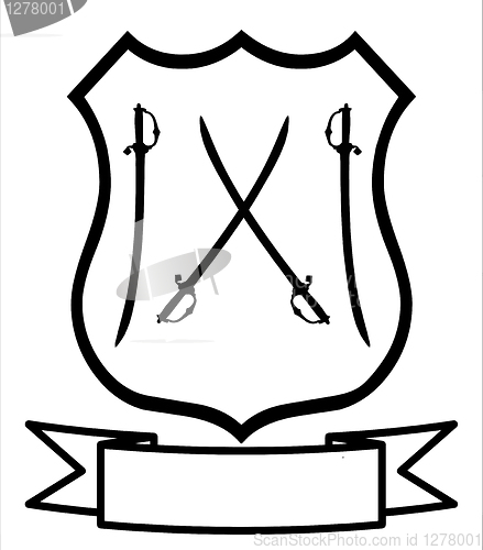 Image of Sword Fencing Sport Shield 