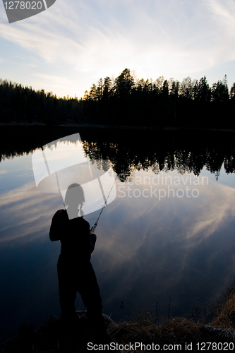 Image of late fishing