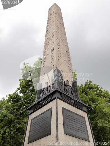 Image of Egyptian obelisk, London