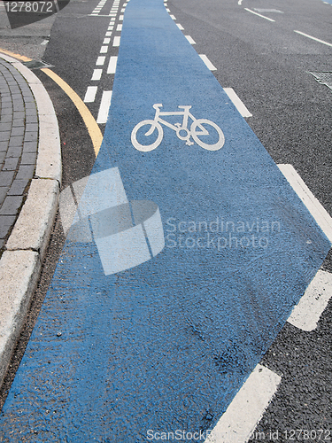 Image of Bike lane sign