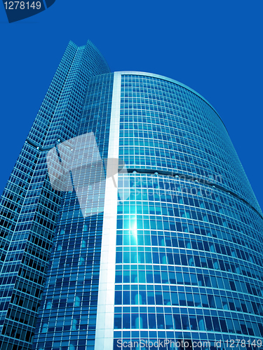 Image of modern business skyscraper