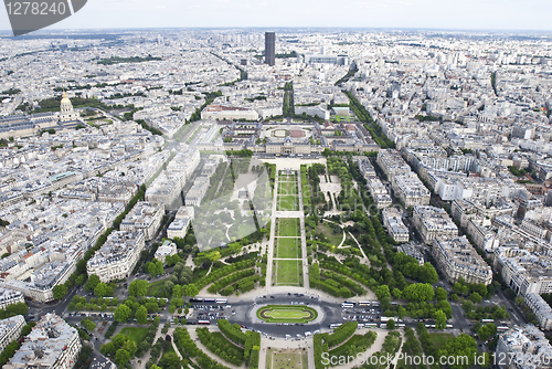 Image of Champ-de-Mars view from Eifell tower