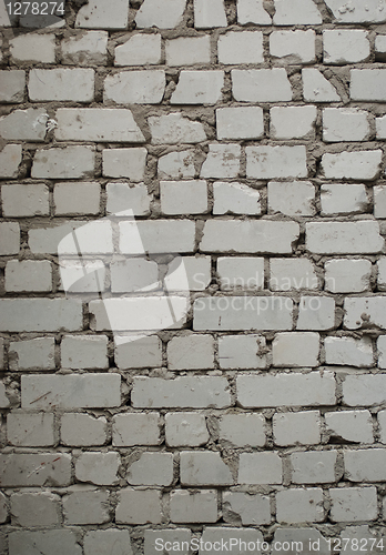 Image of Pale gray brick wall texture