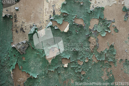 Image of Old painted wall