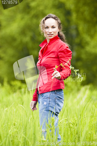 Image of Portrait of beautiful woman