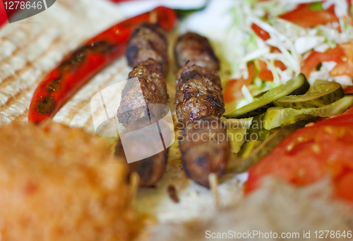 Image of Turkish shish kebab