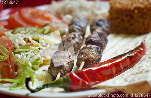 Image of Turkish shish kebab