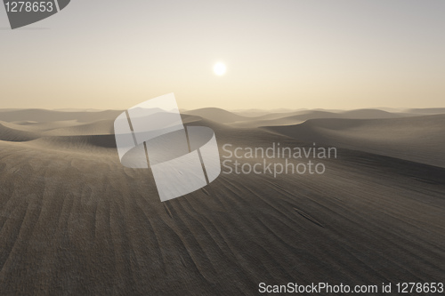 Image of desert sunset