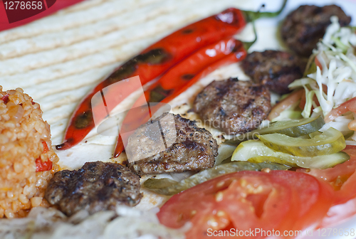 Image of Turkish kofte (meat ball)