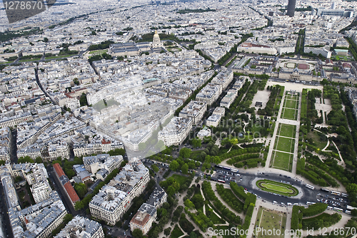 Image of Champ-de-Mars view from Eifell tower
