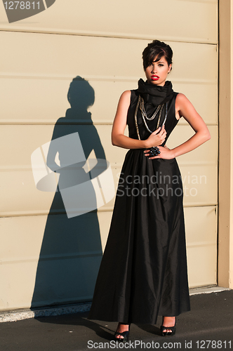 Image of Black gown