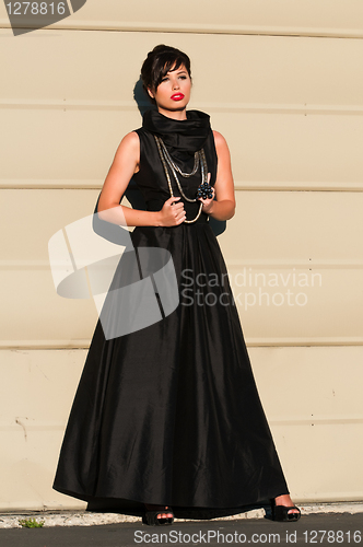 Image of Black gown