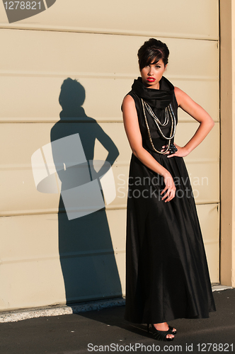 Image of Black gown