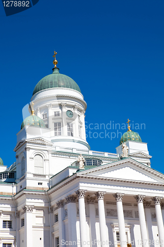 Image of Tuomiokirkko church in Helsinki, Finland